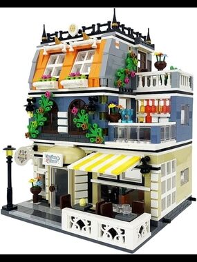 EnjBrick (Lego Dupe) Garden Cafe Model - 1284 Pieces